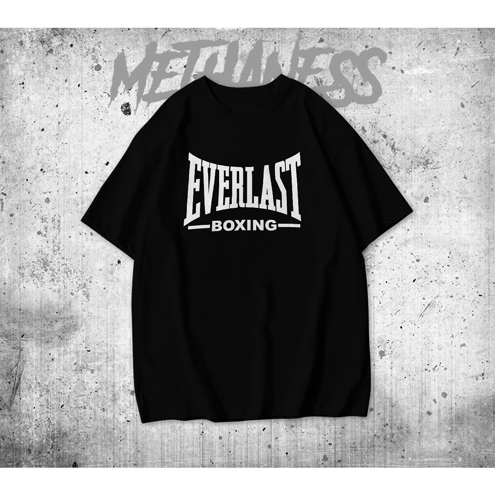 Kaos Tshirt Baju Distro EVERLAST BOXING kaos custom pria wanita