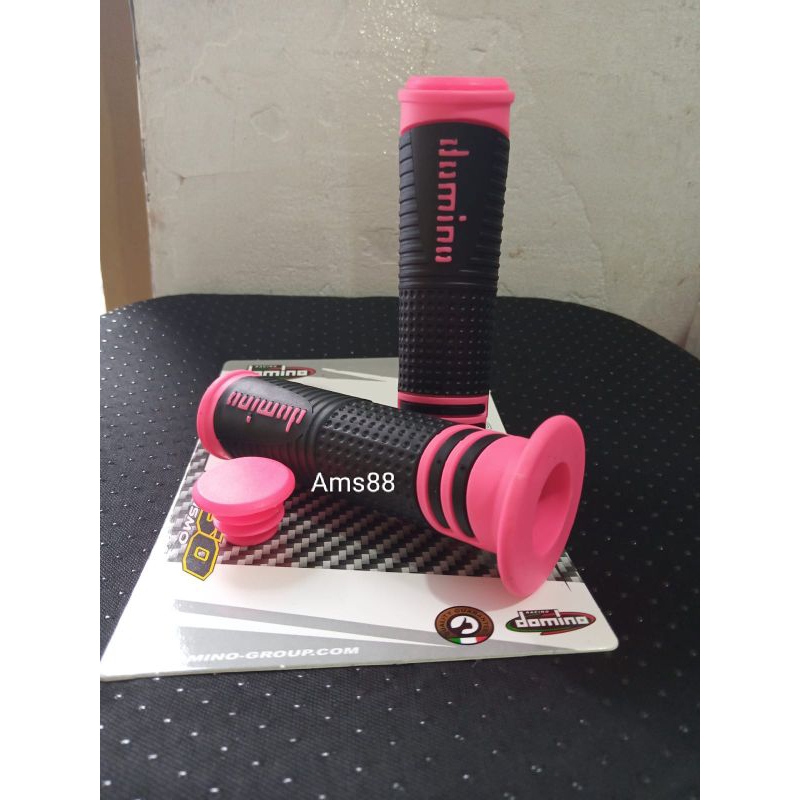 Handgrip Domino Grip Handgrip Black Pink Handfat Universal Motor Beat Vario Mio Scoopy Fino Xeon Nmax Aerox pcx Dll