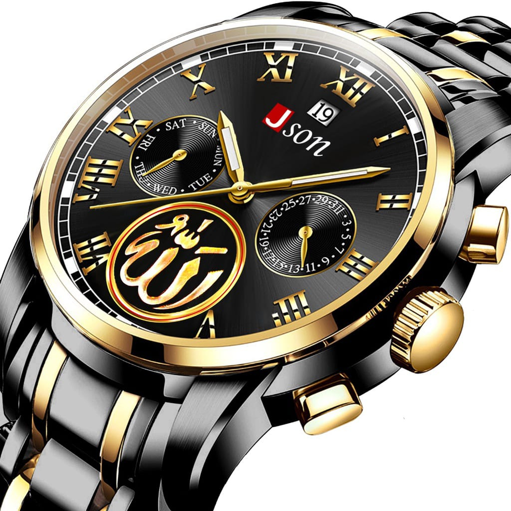 [ PROMO ] JAM TANGAN PRIA JSON ORIGINAL MOTIF ARAB ANTI AIR BARET KUAT DAN TAHAN LAMA BERGARANSI UAN