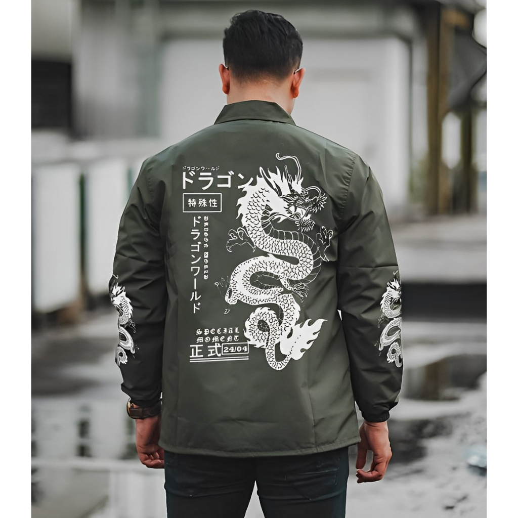 BRAINLY Jaket coach Jacket remaja Apparel NAGA jepang jaket pria wanita unisex jacket cuch murah distro remaja kekinian terbaru jeket perasut erigo