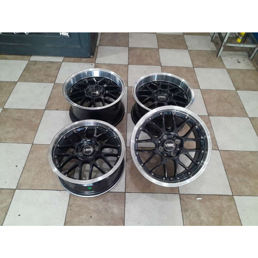 Velg Mobil Bekas Ring 16 OITA HSR R16 Lebar 7-8,5 Lubang 4 ET 42-38
