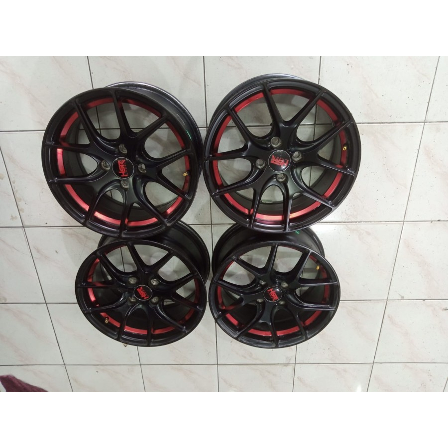 Velg Mobil Bekas Ring 15 TOREY HSR R15 Lebar 7 Lubang 4 ET 42