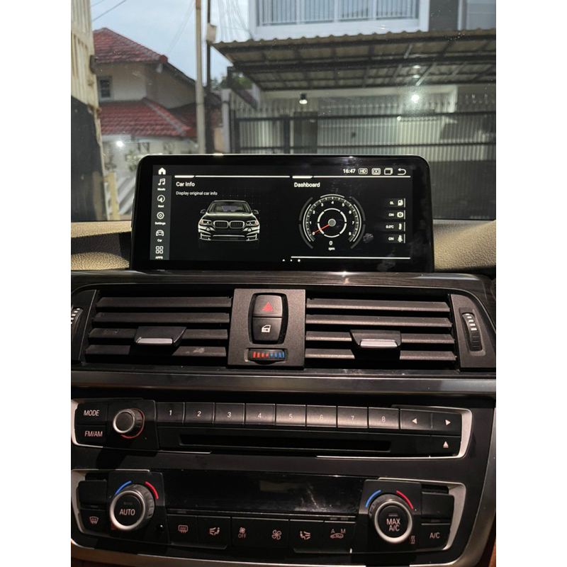 HEAD UNIT ANDROID 12 ORIGINAL BMW F30 F32 F15 2012 - 2019 SPEK TERTINGGI WITH APPLE CARPLAY AND REVE