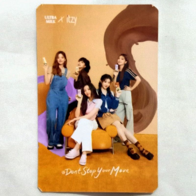 Itzy X Ultra Milk Photocard PC Grub Yeji Lia Ryujin Chaeryeong Yuna