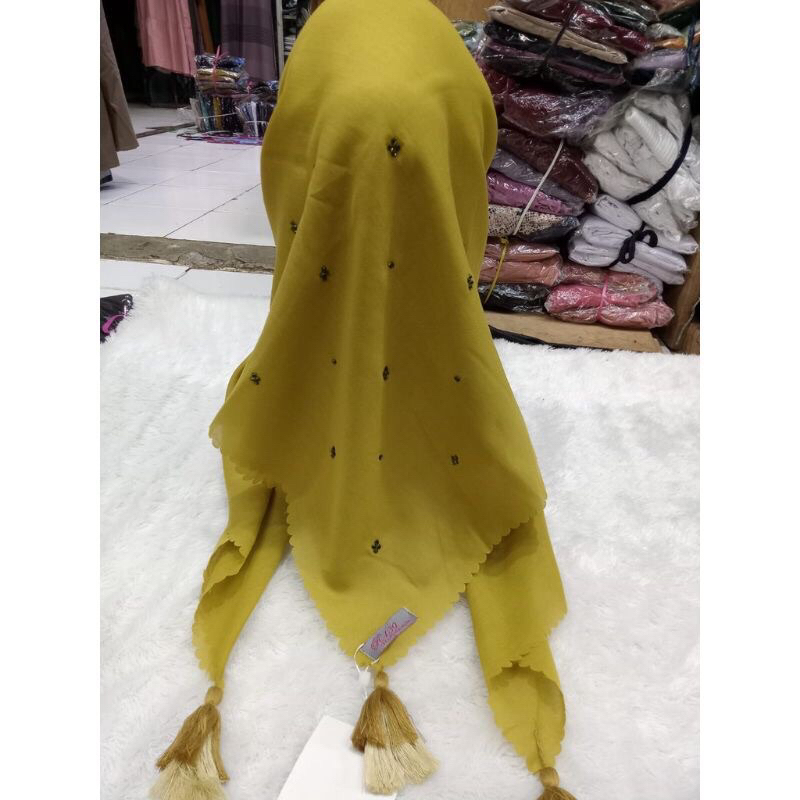 HIJAB MEWAH SIMPLE / SEGIEMPAT VOAL PREMIUM PAYET / r139 Hijab original / SEGIEMPAT SENADA