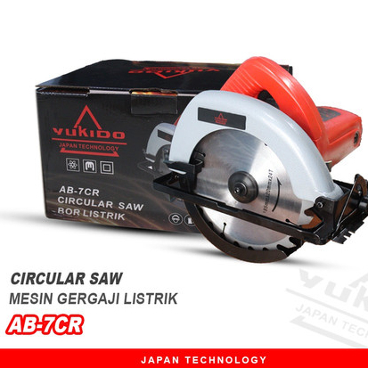 Circular Circle Saw Gergaji Kayu Listrik 7 Inch YUKIDO JAPAN/MIKAYO Circular Saw 7&quot; Circle Gergaji Sirkel Potong Kayu