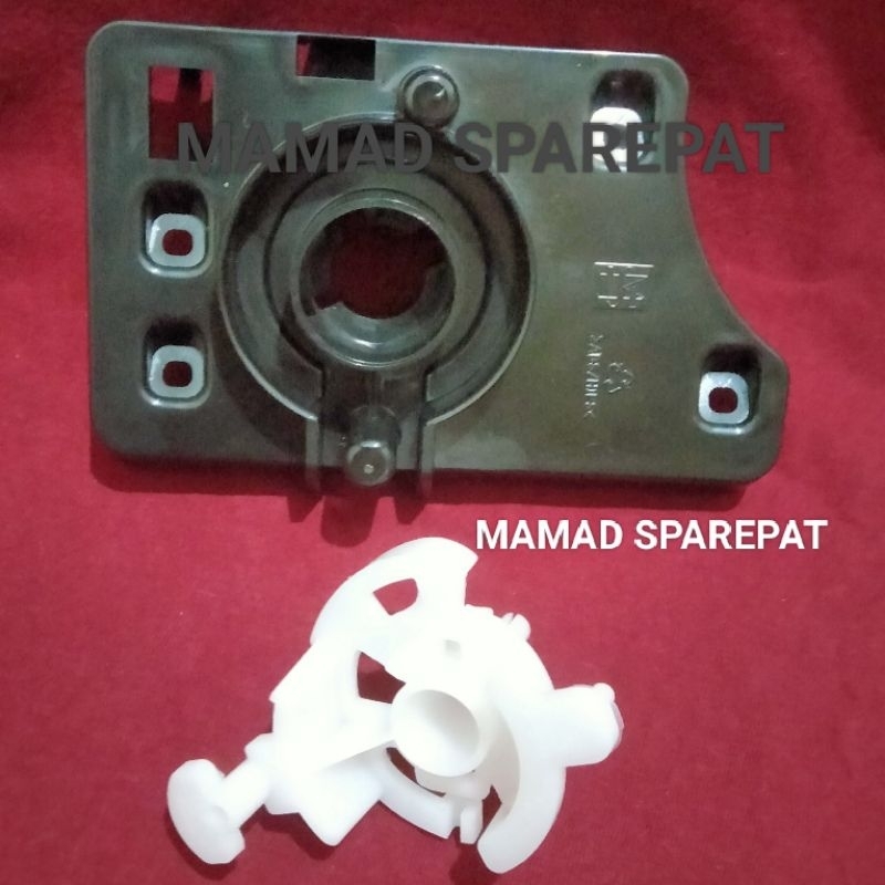 Braket dan selector pembuangan air  mesin cuci Polytron(1 set OVAL)