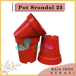 Pot Tinggi Srondol 25 Bata Putih Hitam Coklat - Pot Tinggi Usa Eiffel Effiel 18 20 25 Pot Tinggi 15 18 20 30 35 40 50 Cm pot bunga plastik pot tanaman Pot Bibit Besar Mini Kecil Pot Srondol