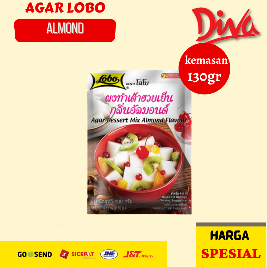 

Agar agar Lobo Almond 130gr | Lobo Agar
