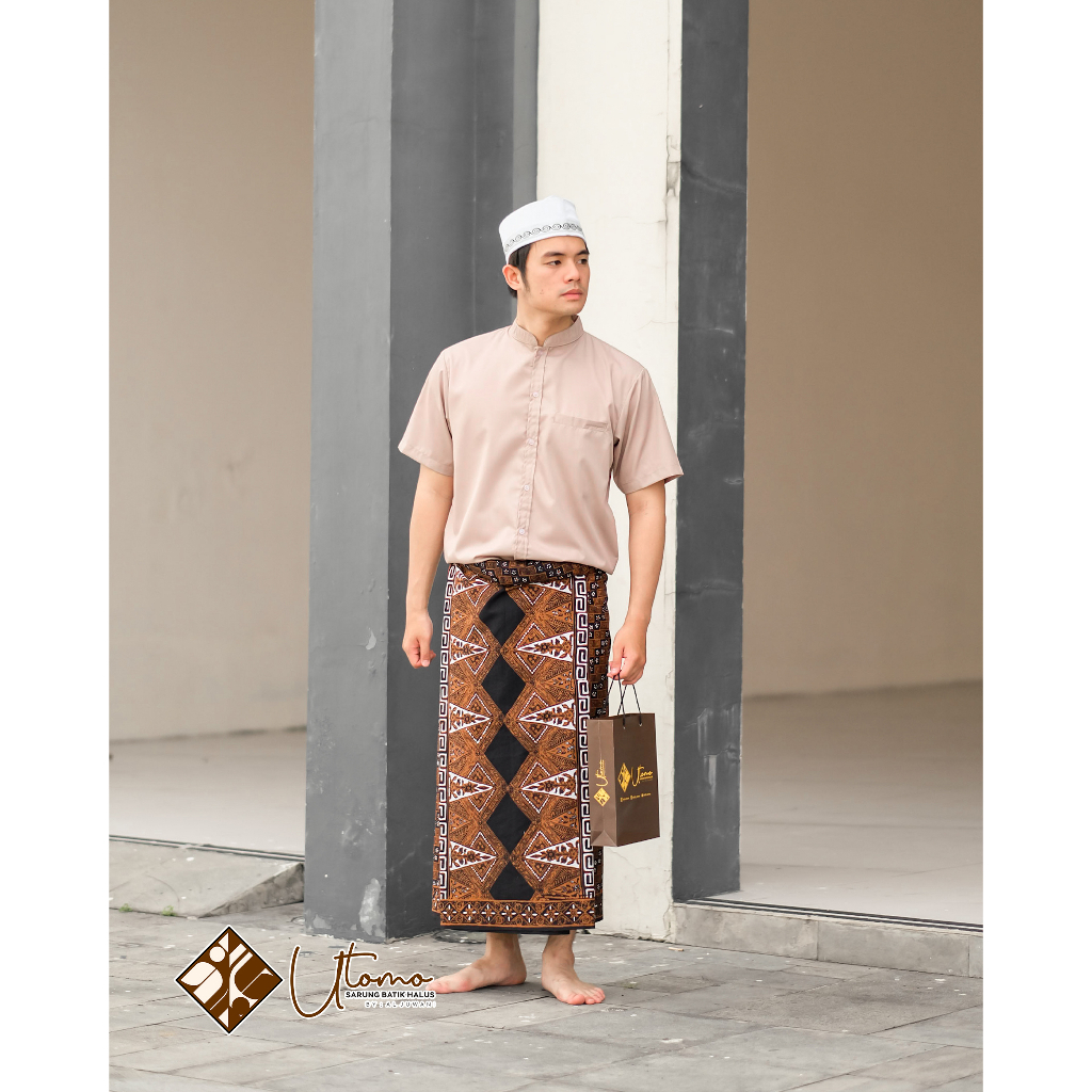 Sarung Batik Tulis utomo Kesikan Motif Truntum | Sarung Batik Halus | Sarung Premium | Sarung Santri