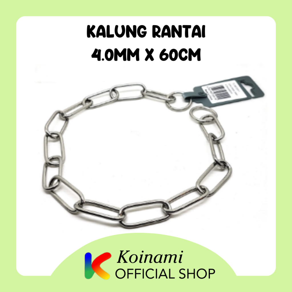 Rantai 4.0mm X 60cm / Rantai Besi Untuk Anjing