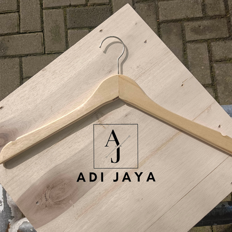 HANGER KAYU NATURAL MINOR DEFECT SALE REJECTED ADI JAYA