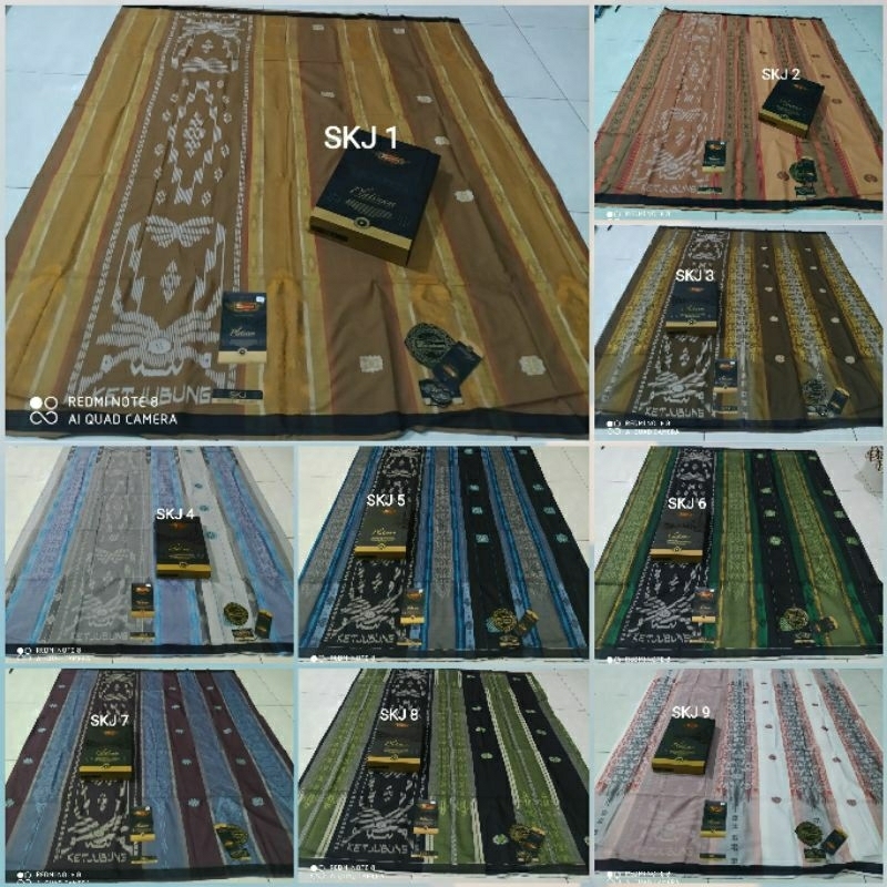 SARUNG KETJUBUNG PLATINUM SONGKET JAGUARD (SKJ)