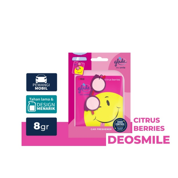 Pengharum Mobil Gantung Glade Deosmile Citrus