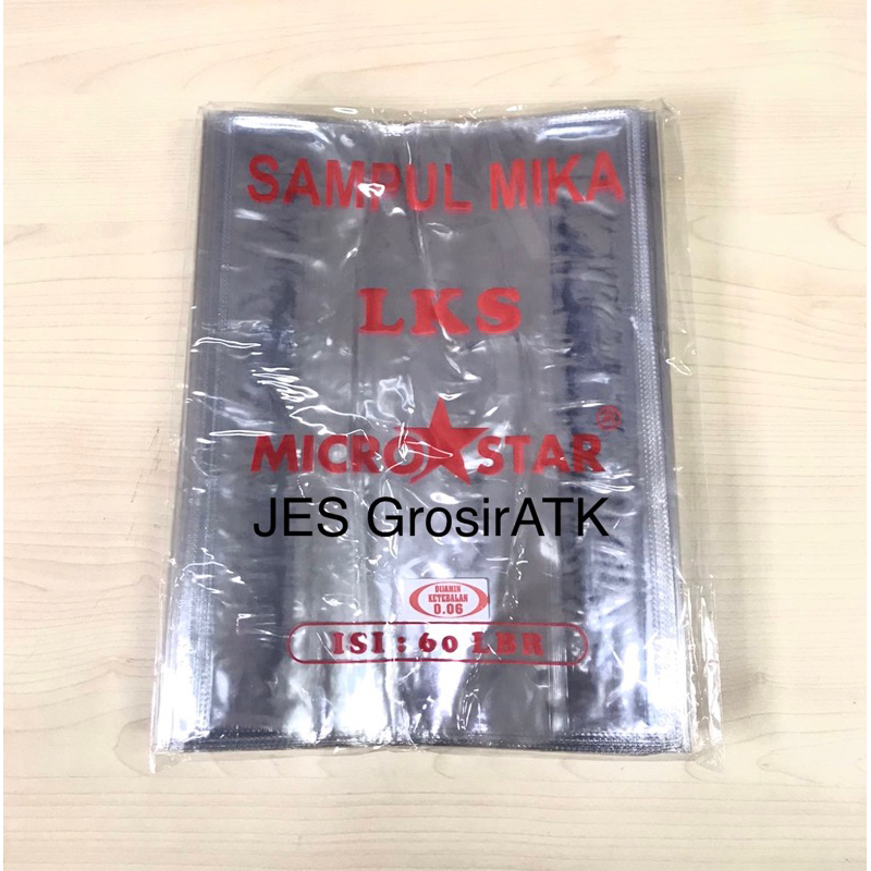 

[PAK] Sampul Buku Plastik Mika LKS-GROSIR (60 lembar)