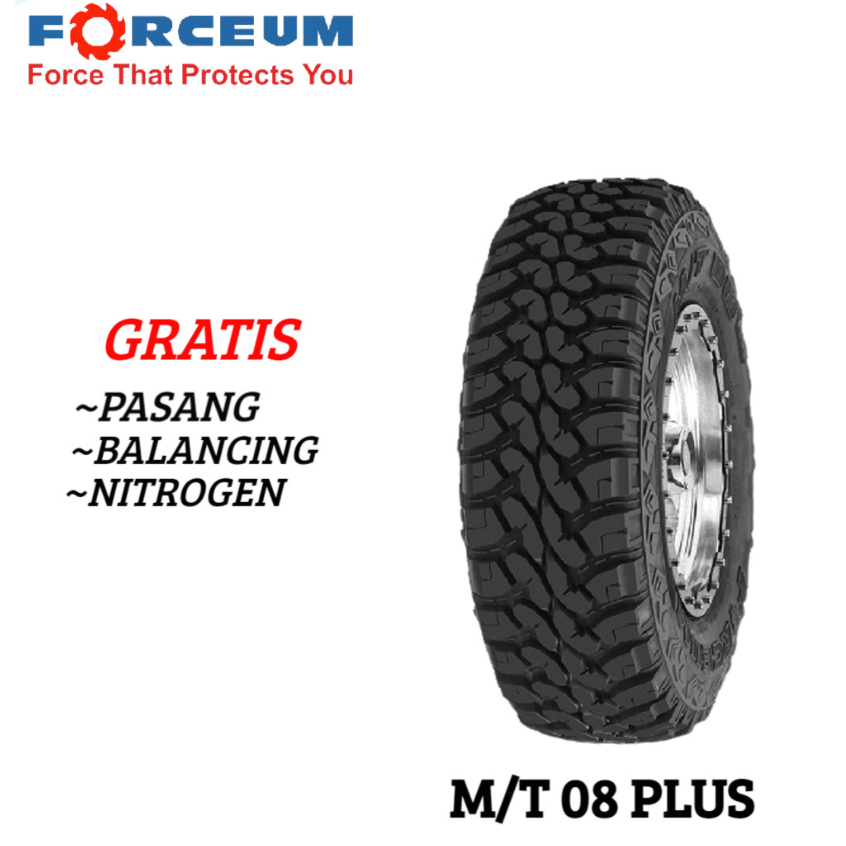 Ban Mobil FORCEUM M/T 08 PLUS 27 8,5 R14 Ban Tubeles Offroad Pacul Ring 14