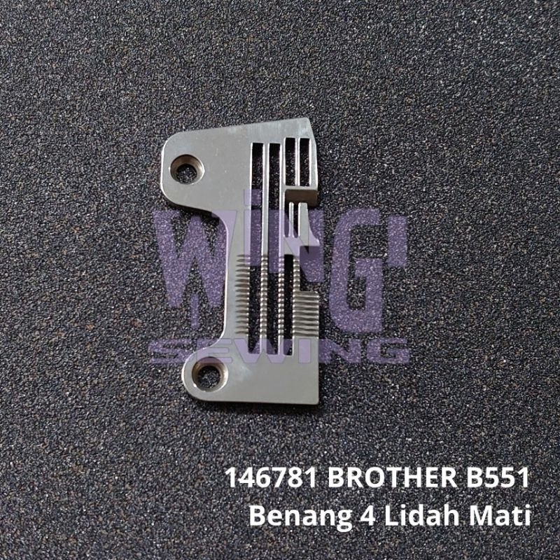 146781 BROTHER B531 Benang 4 Plat Mesin Jahit Obras Industri