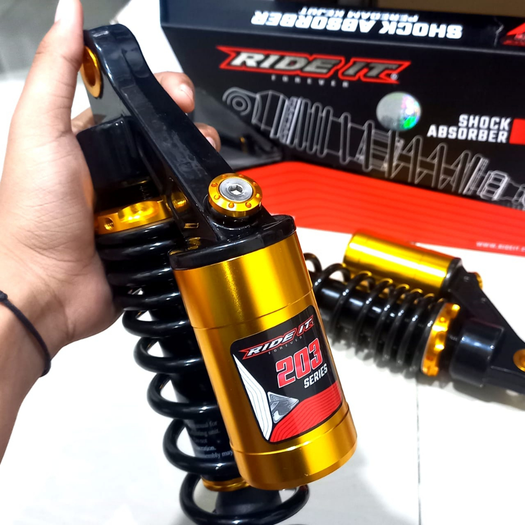 Shock Tabung Belakang Ride It 203 Shockbreaker Skok Belakang Tabung 280mm 320mm 340mm Vega Jupiter Revo CB GL MP RX King Supra X