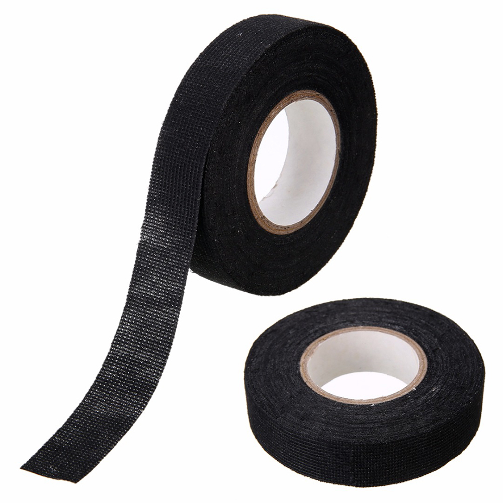 Lakban Pembungkus Kabel Listrik Adhesive Cloth Wiring Tape 19mm BI298