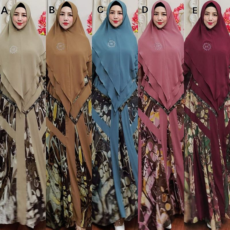 POLENISA ONE SET BY JEENA / ERTAVIA SYARI SERIES BY HK (PO 8 APRIL)