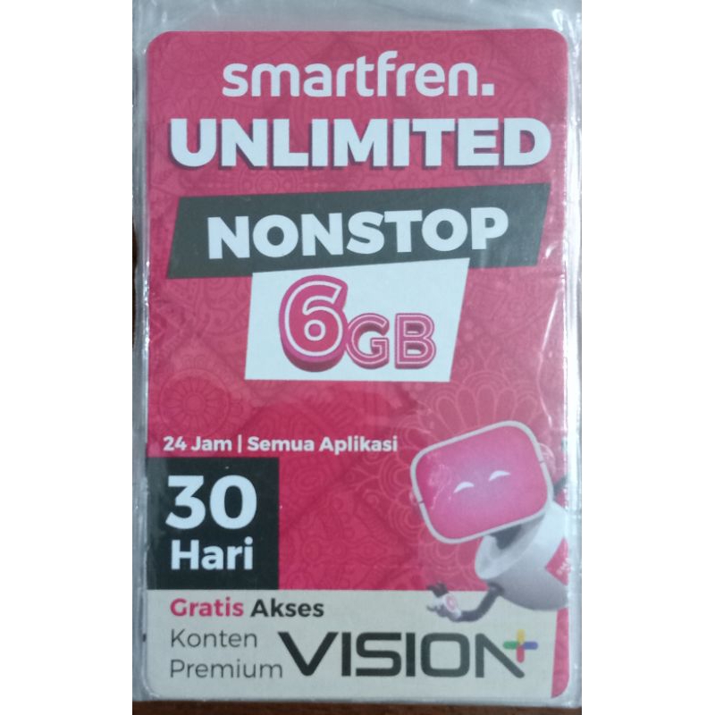 Voucher Smartfren 6gb nonstop