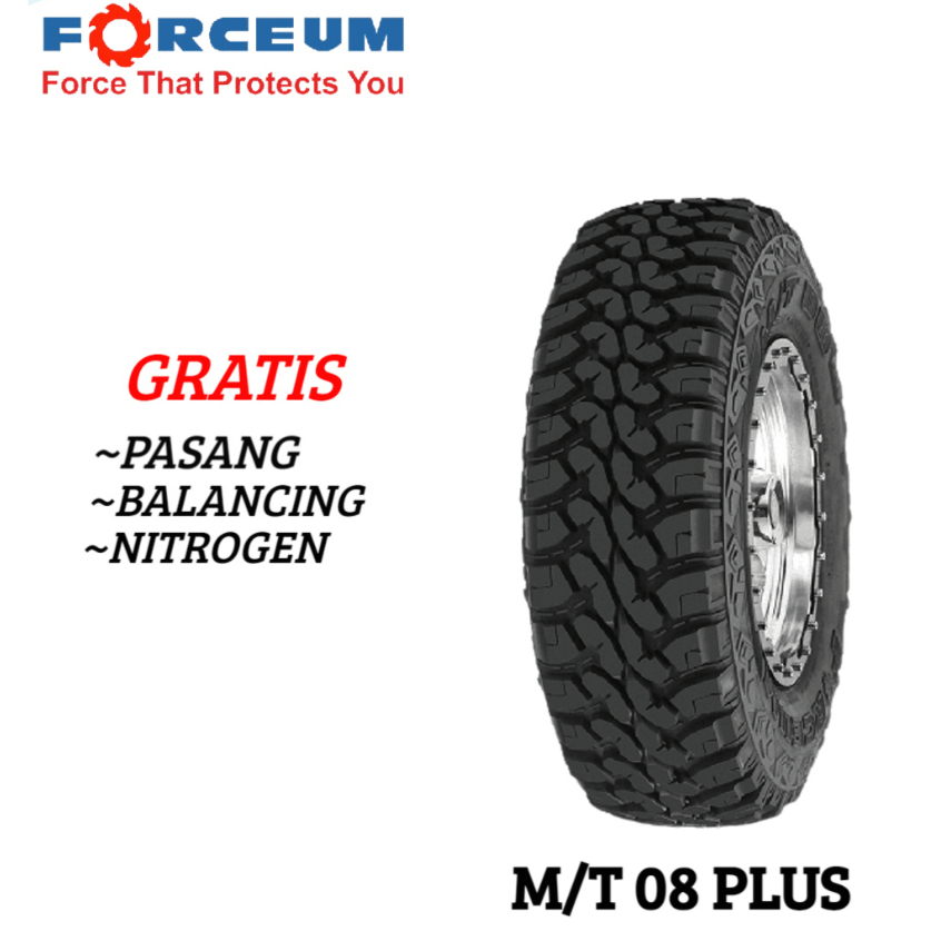 Ban Mobil 265 70 R17 FORCEUM M/T 08 PLUS Ban Mobil Offroad Velg Ring 17
