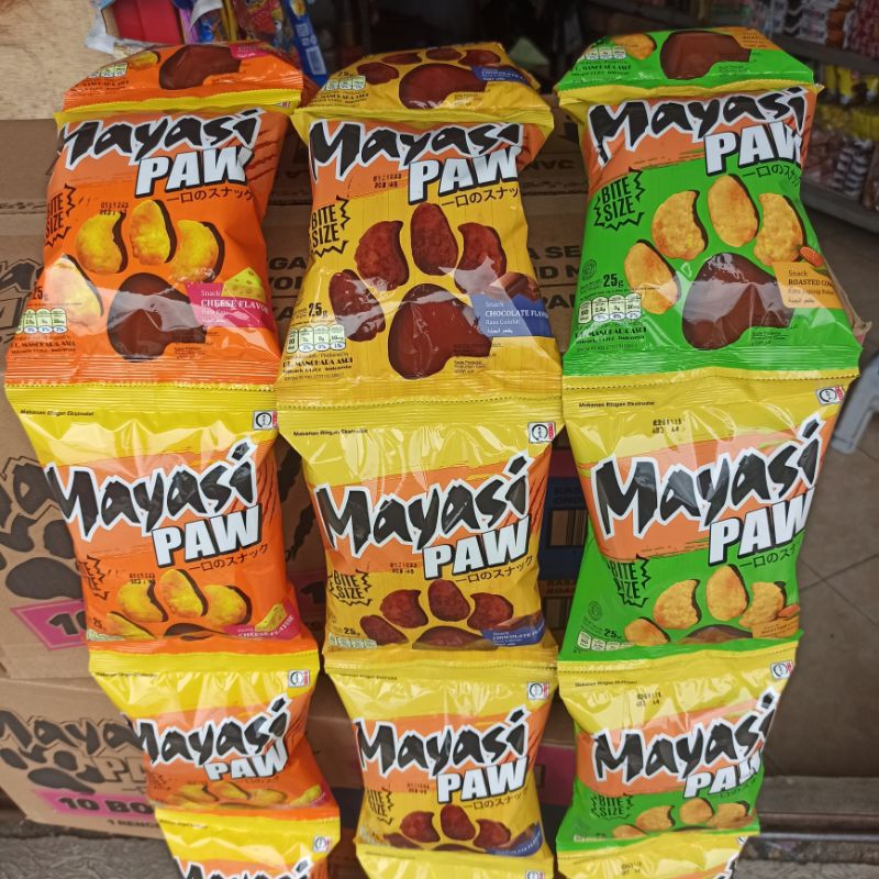 

Snack Mayasi Paw Rasa Keju Cokelat Jagung Bakar Renceng