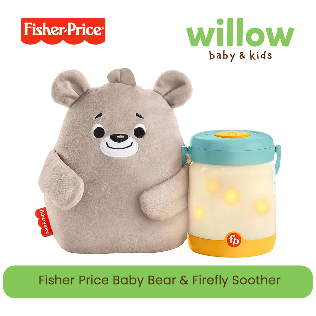 Mainan Edukasi - Fisher Price Newborn Calming Cub & Firefly Soother