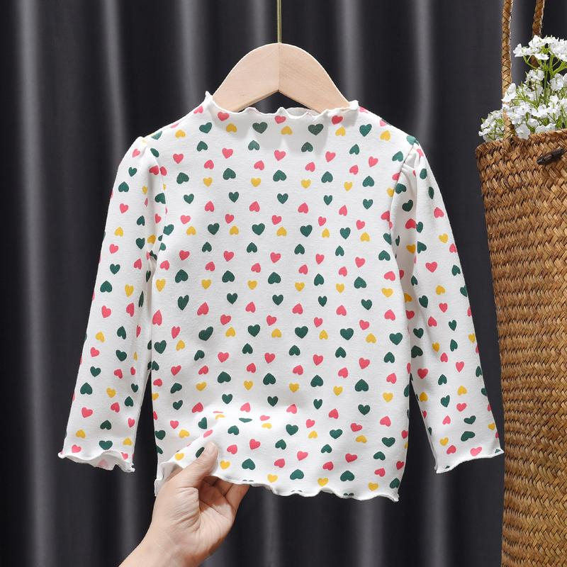 VS - Baju Anak Perempuan - Atasan Turtle Neck Anak Motif Leaf Rib / Atasan Top Anak Perempuan Usia 1-5 Thn