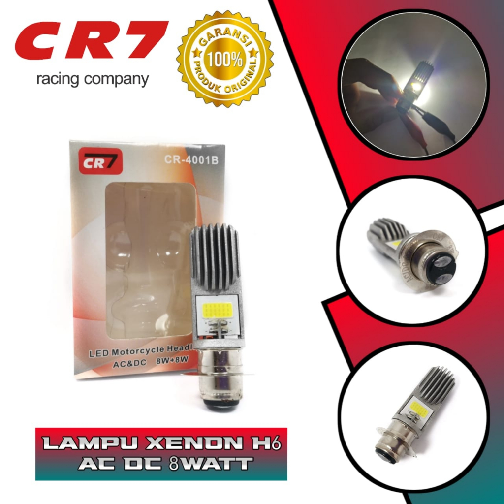 Lampu Depan H6 Lampu Utama Lampu Xenon H6 Lampu Depan Motor Matic Motor Bebek Led Ac Dc