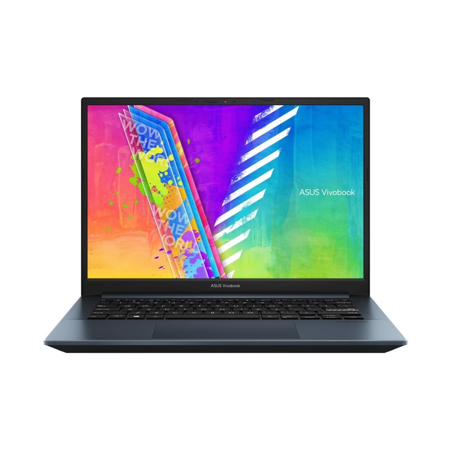 ASUS VIVOBOOK PRO 14 OLED M7400QE - RTX3050TI 4GB RYZEN 5 5600H 8GB 512SSD WINDOWS 11+OHS 14.0 INCHI 2.8K 100DCIP3 SLV