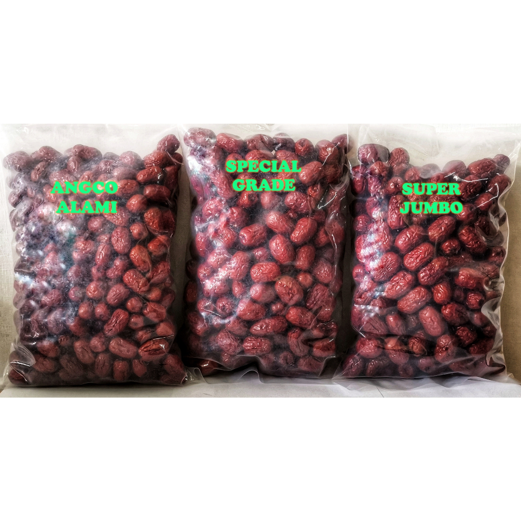 

[HEMAT] ANG CO 1 KG/ANGCO SUPER JUMBO PREMIUM 1KG/HONGZAO/HONG ZAO SPECIAL GRADE/KURMA MERAH TERBAIK/RED DATES/JUJUBE/ANGCHO/ANG CHO