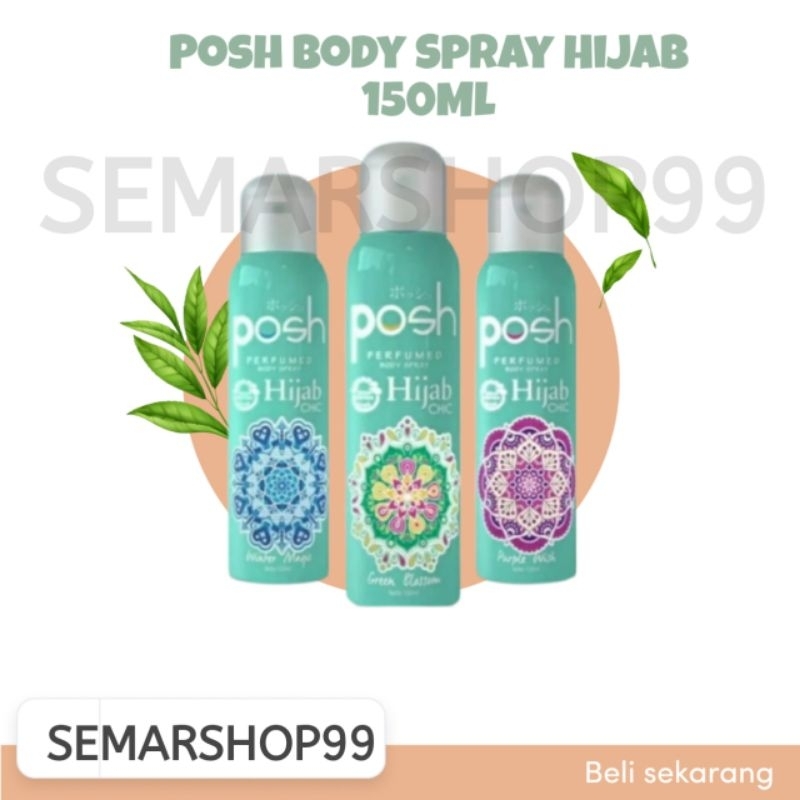 Posh Body Spray Hijab &amp; Posh Girl 150ml