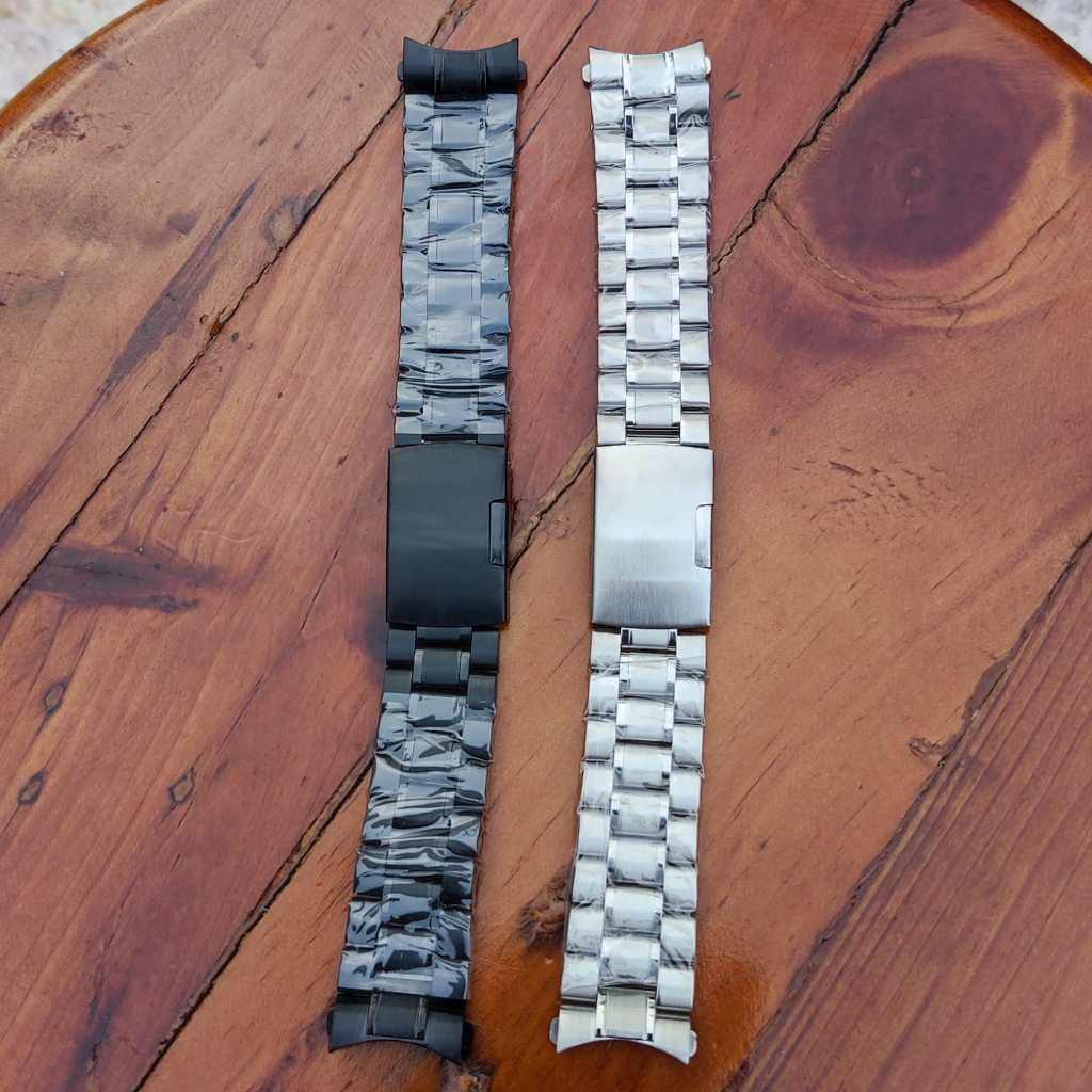 TALI STRAP JAM TANGAN RANTAI SOLID STAINLESS KUPING RANTAI JAM LURUS ANTI KARAT