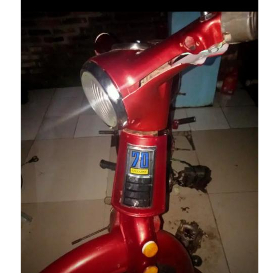 EMBLEM PANEL DADA HONDA C70 SIMBOL SEPEDA MOTOR HARGA MURAH BERKUALITAS