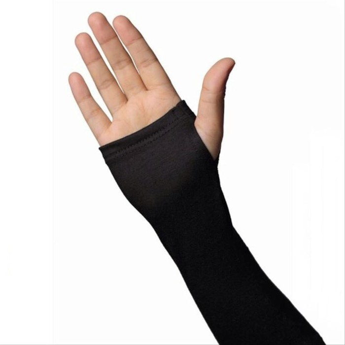 Manset Tangan  NIKE lengan panjang Hitam olahraga Voli futsal