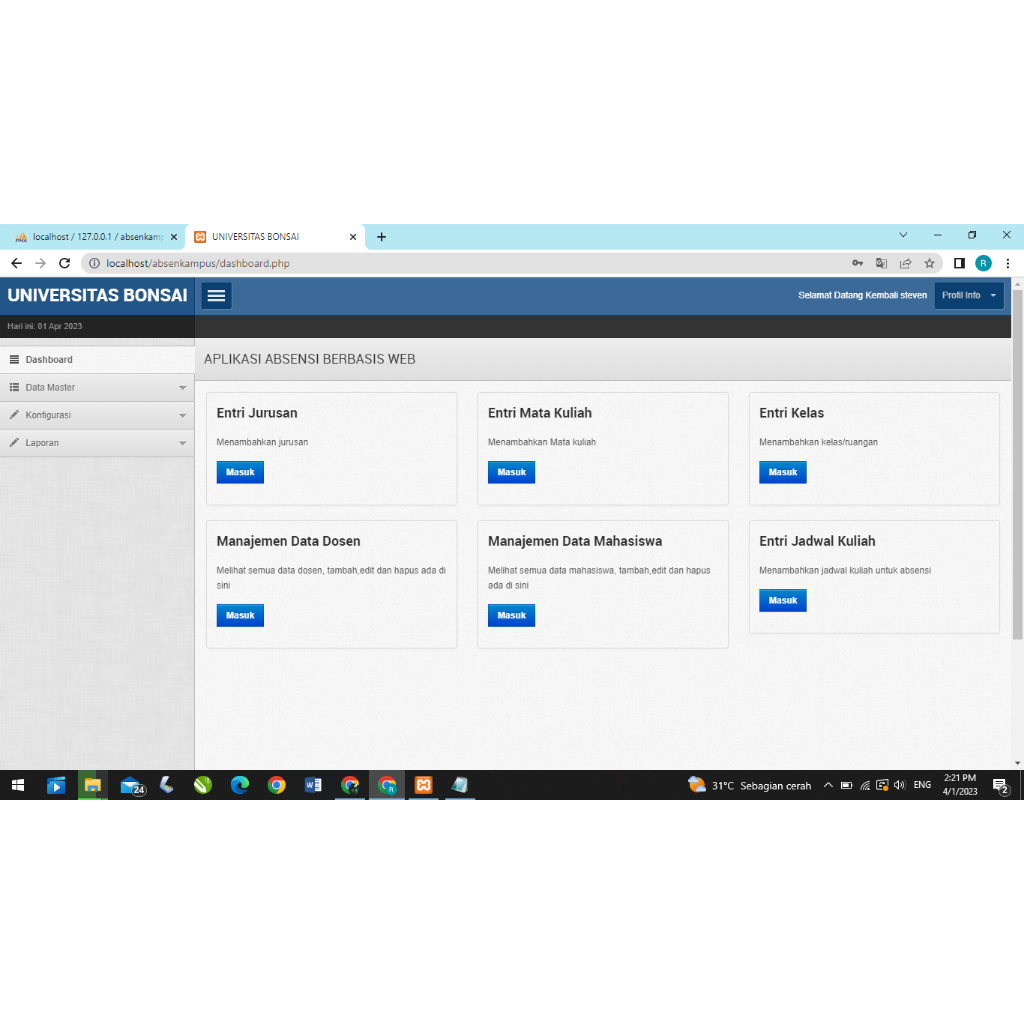Source Code Program Aplikasi Absensi Berbasis Website