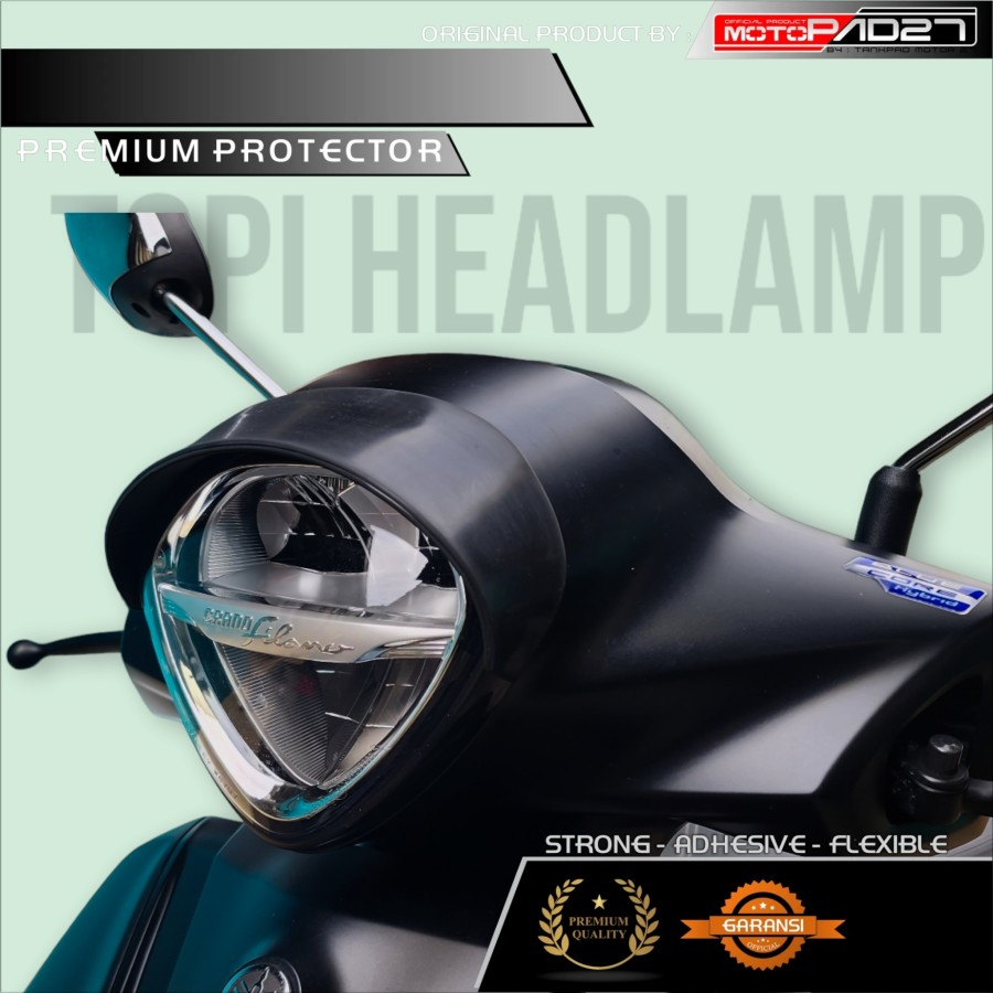 Motopad27 Headlamp topi lampu depan Filano 2023 bahan karet