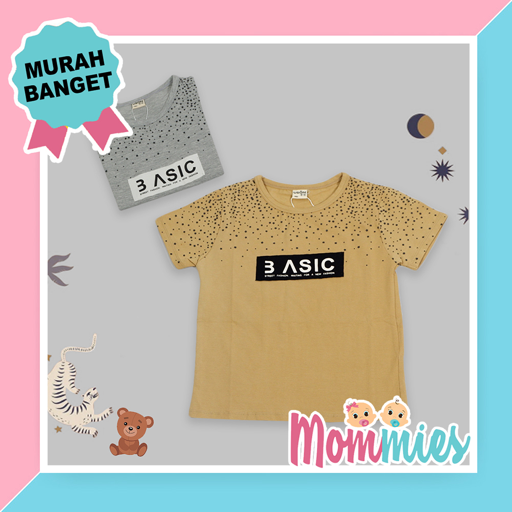 Baju Kaos Anak Cowok Lengan Pendek USON 1T1505DE Baju Atasan Anak Laki-laki