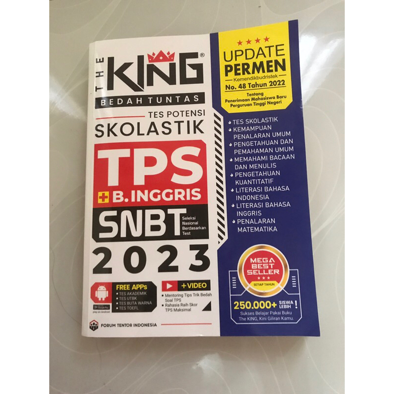 Preloved Buku SNBT 2023/ The KING SkOLASTIK 2023 ORIGINAL