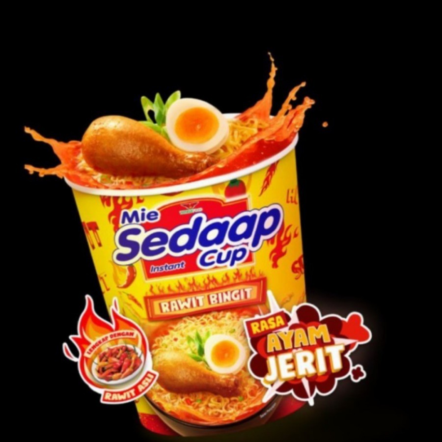 

mie sedaap cup rasa ayam jerit pedas