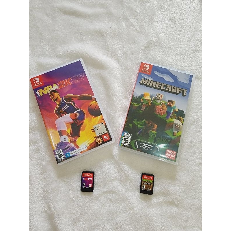 Game Card Ori Nintendo Switch Minecraft NBA Used Bekas Second