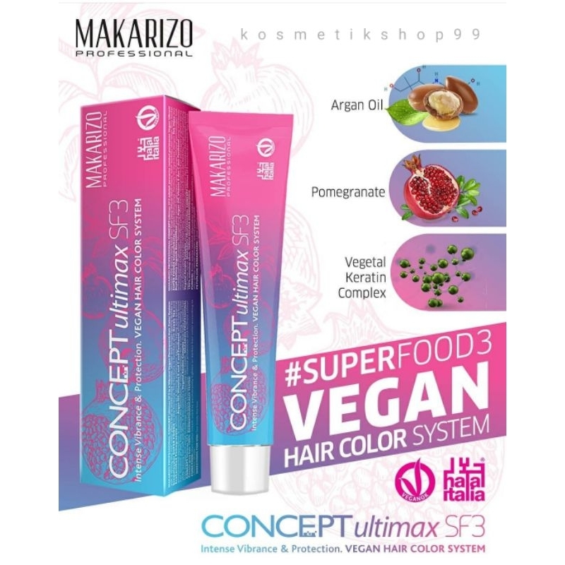 Makarizo Concept Ultimax 90ml - Cat Rambut