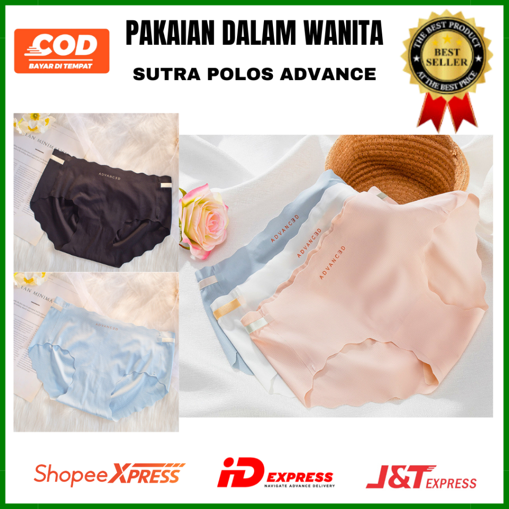 Pakaian Dalam Wanita Dewasa Celana Dalam Sutra Polos Adven Pakaian Dalam Wanita Polos