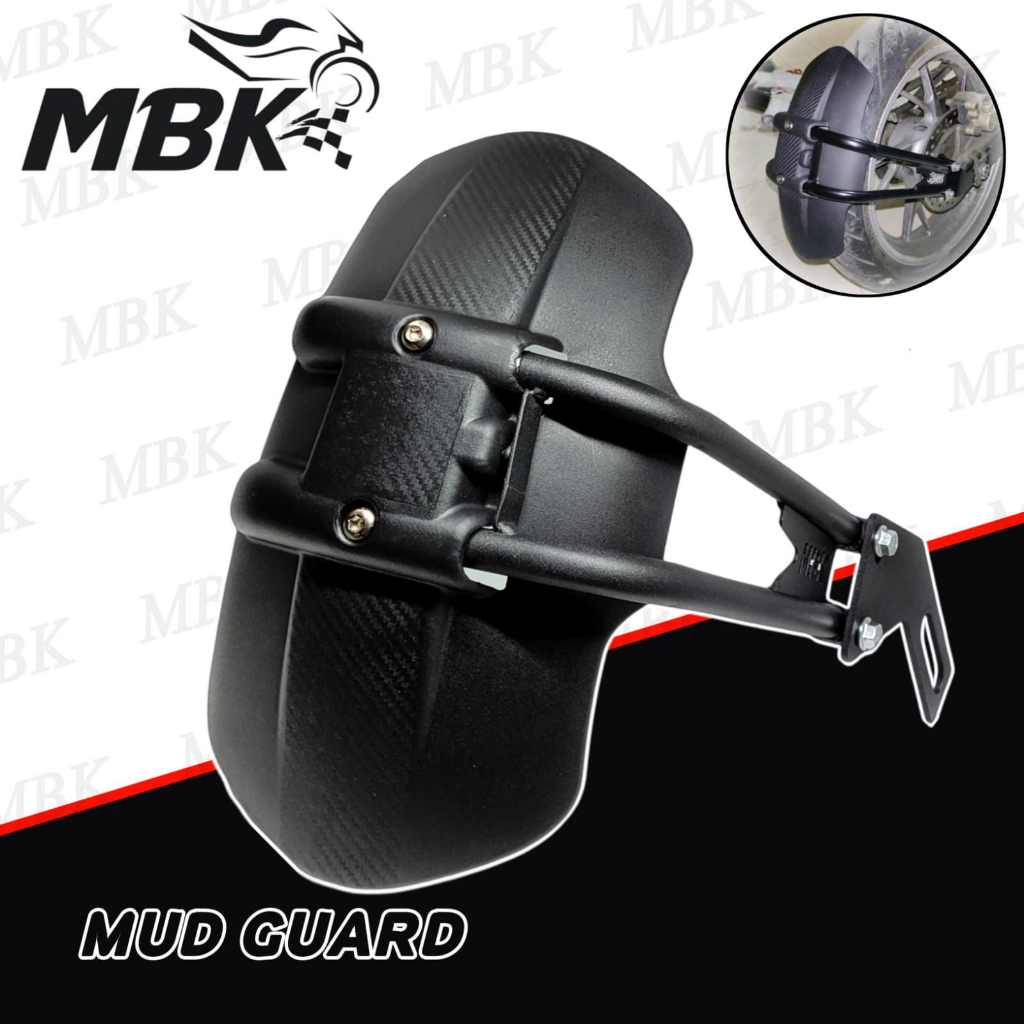 PROMO MUDGUARD MBK KARBON MODEL HMR MUDGUARD SPORT PELINDUNG LUMPUR SPORT KARBON R15 R25 MT15 XABRE VIXION NINJA CBR DLL UNIVERSAL