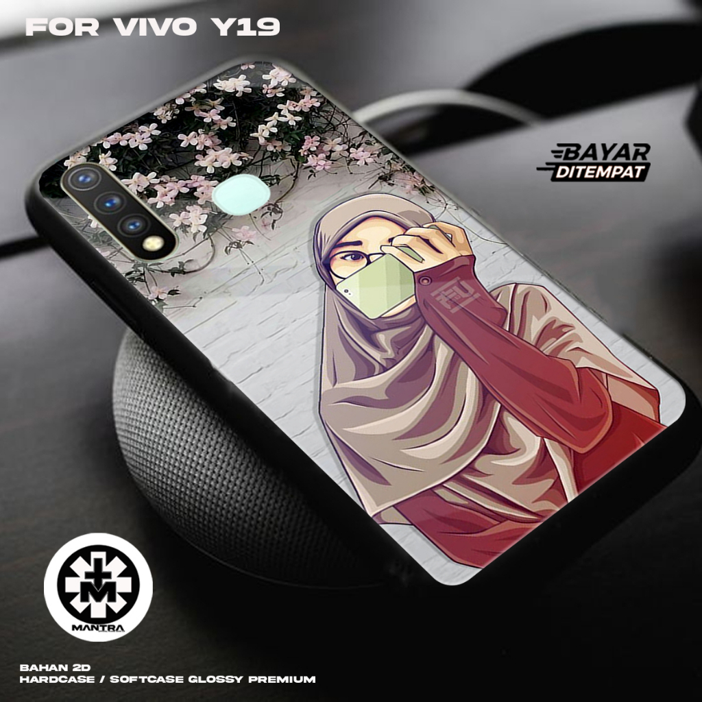 Case VIVO Y19 - Casing Hp Terbaru 2023 Lord case14 [ case HIJAB ] Silikon Hp Mewah - Kesing Hp VIVO 