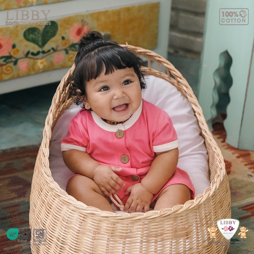 Libby Rocco set setelan pendek - LIBBY Earth Stelan Rocco Set Pendek Celana Pendek