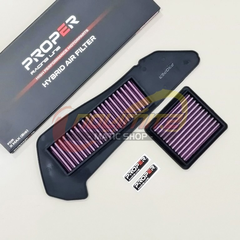 Hybrid Air Filter Udara Proper Racing Line Yamaha R25 MT25  PNP YAMAHA : R25 MT 25  Proper racing line adalah brand produk otomotif yang menyediakan produk dengan performa tinggi yang berarti akan meningkat kan performa kinerja motor akan tetapi tetap ama