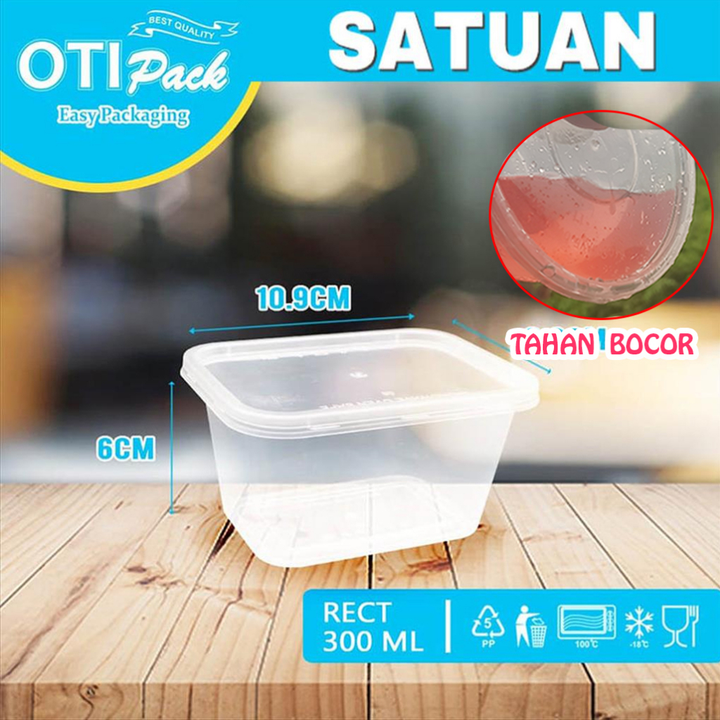 Thinwall Satuan/Thinwall Kotak Makan 300ml Thinwall Otipack OTS300