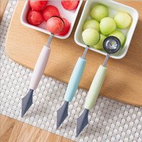 Pisau Ukir Hias Buah Bulat 2 Sisi / Stainless Steel Fruits Carve Knife Serutan Buah / Alat Pengupas Buah 127